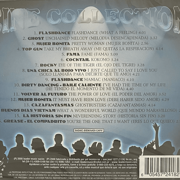 CINE COLLECTION - 16 EXITOS ESPECTACULARES / CD 2