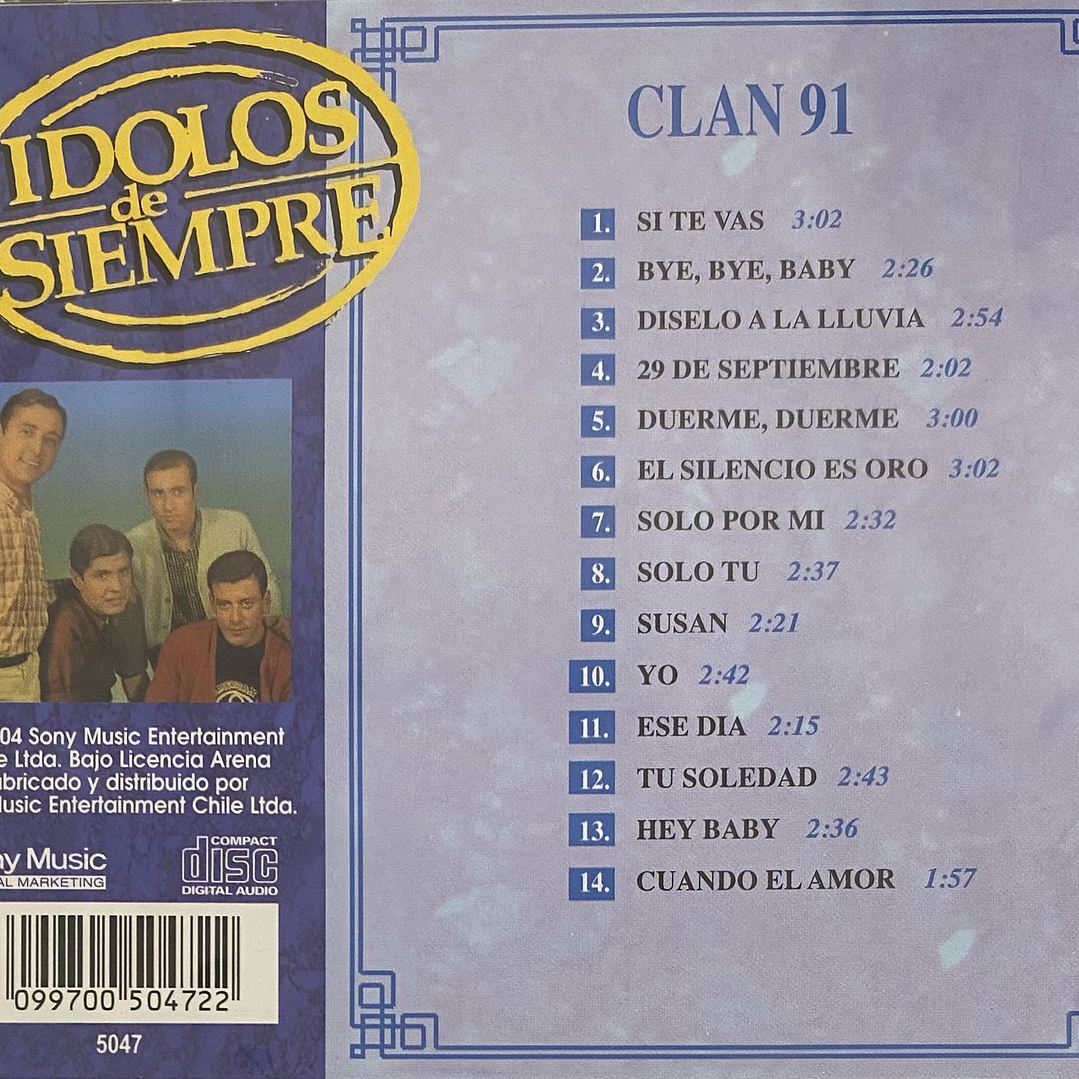 CLAN 91 - IDOLOS DE SIEMPRE / CD 2