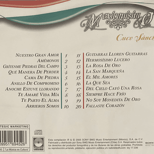 CUCO SANCHEZ - MEXICANISIMO / CD