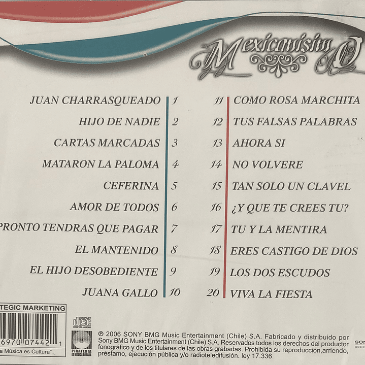 GUADALUPE DEL CARMEN - MEXICANISIMO / CD 2