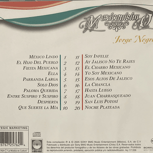 JORGE NEGRETE - MEXICANISIMO / CD