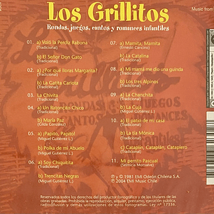 LOS GRILLITOS - RONDAS, JUEGOS, CUENTOS Y ROMANCES INFANTILES / CD
