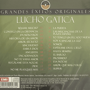 LUCHO GATICA - GRANDES EXITOS ORIGINALES / CD