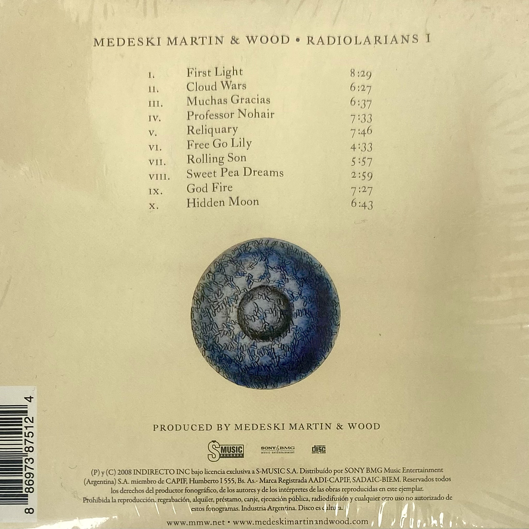 MEDESKI MARTIN & WOOD - RADIOLARIANS I / CD 2