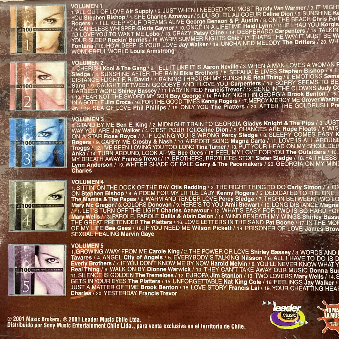 LOS 100 MEJORES LENTOS DE LA HISTORIA - VARIOS (5CD) BOX SET / CD 3