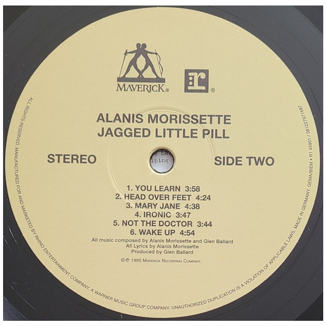 ALANIS MORISSETTE  - JAGGED LITTLE PILL (GERMANY) / VINILO 4