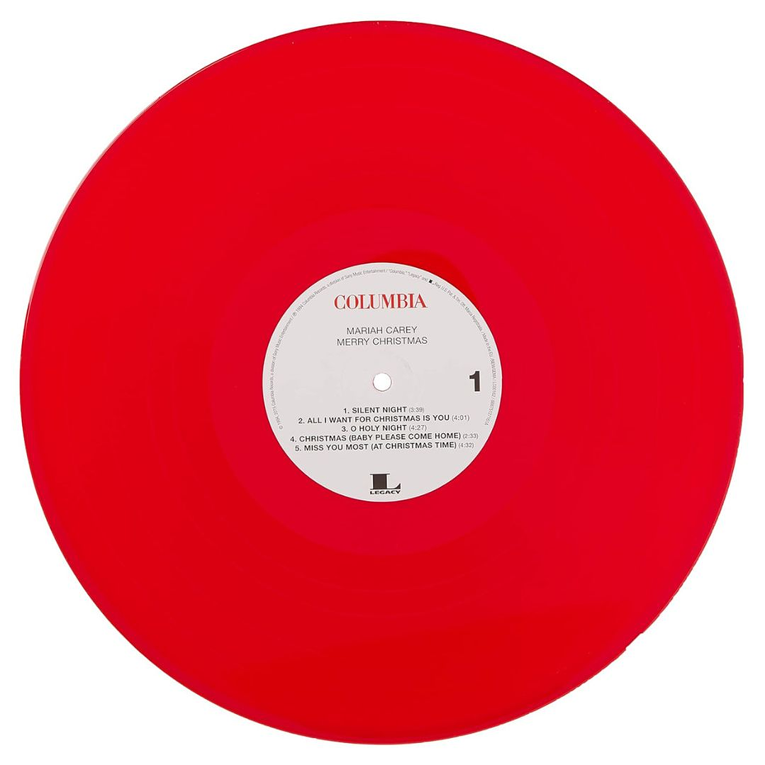 MARIAH CAREY - MERRY CHRISTMAS (ANNIVERSARY EDITION RED VINYL) / VINILO 7