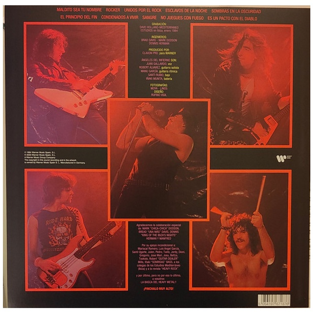 ANGELES DEL INFIERNO - PACTO CON EL DIABLO / VINILO 2