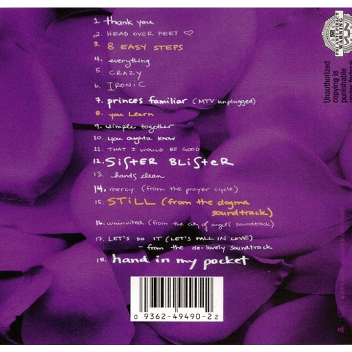 ALANIS MORISSET - THE COLLECTION / CD 2