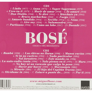 MIGUEL BOSE - COLECCIÓN DEFINITIVA (2CD) / CD