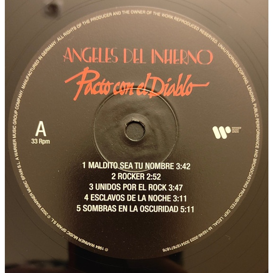 ANGELES DEL INFIERNO - PACTO CON EL DIABLO / VINILO 3