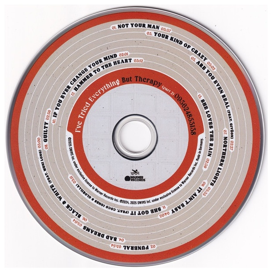 TEDDY SWIMS - I'VE TRUED EVERYTHING BUT THERAPY (PART 2) / CD 3