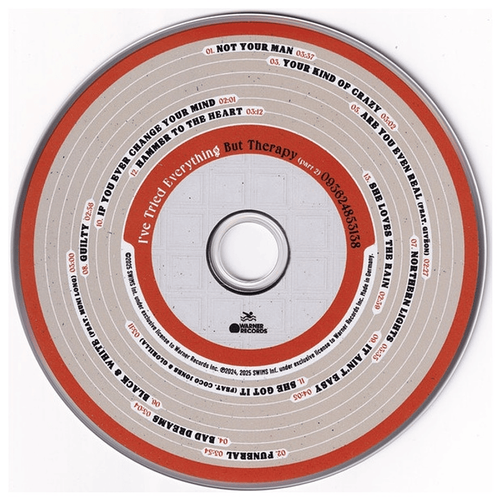 TEDDY SWIMS - I'VE TRUED EVERYTHING BUT THERAPY (PART 2) / CD 3