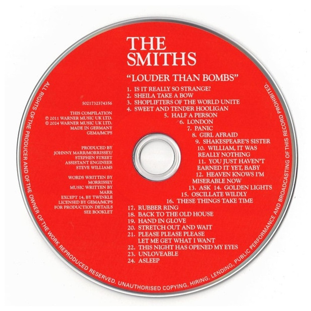 THE SMITHS - LOUDER THAN BOMBS: HITS (DIGIPACK) / CD 3