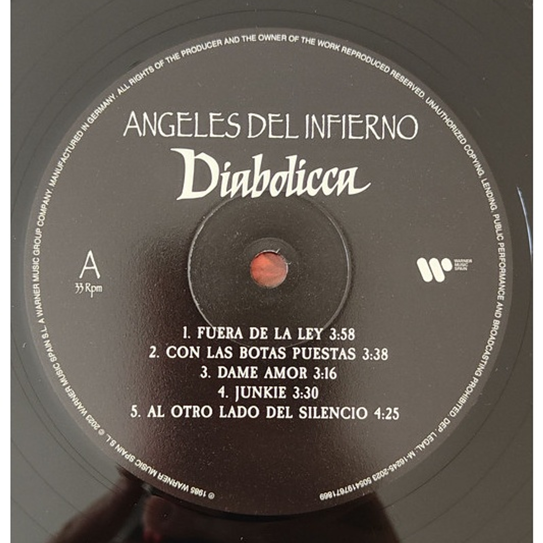 ANGELES DEL INFIERNO - DIABOLICCA / VINILO 5