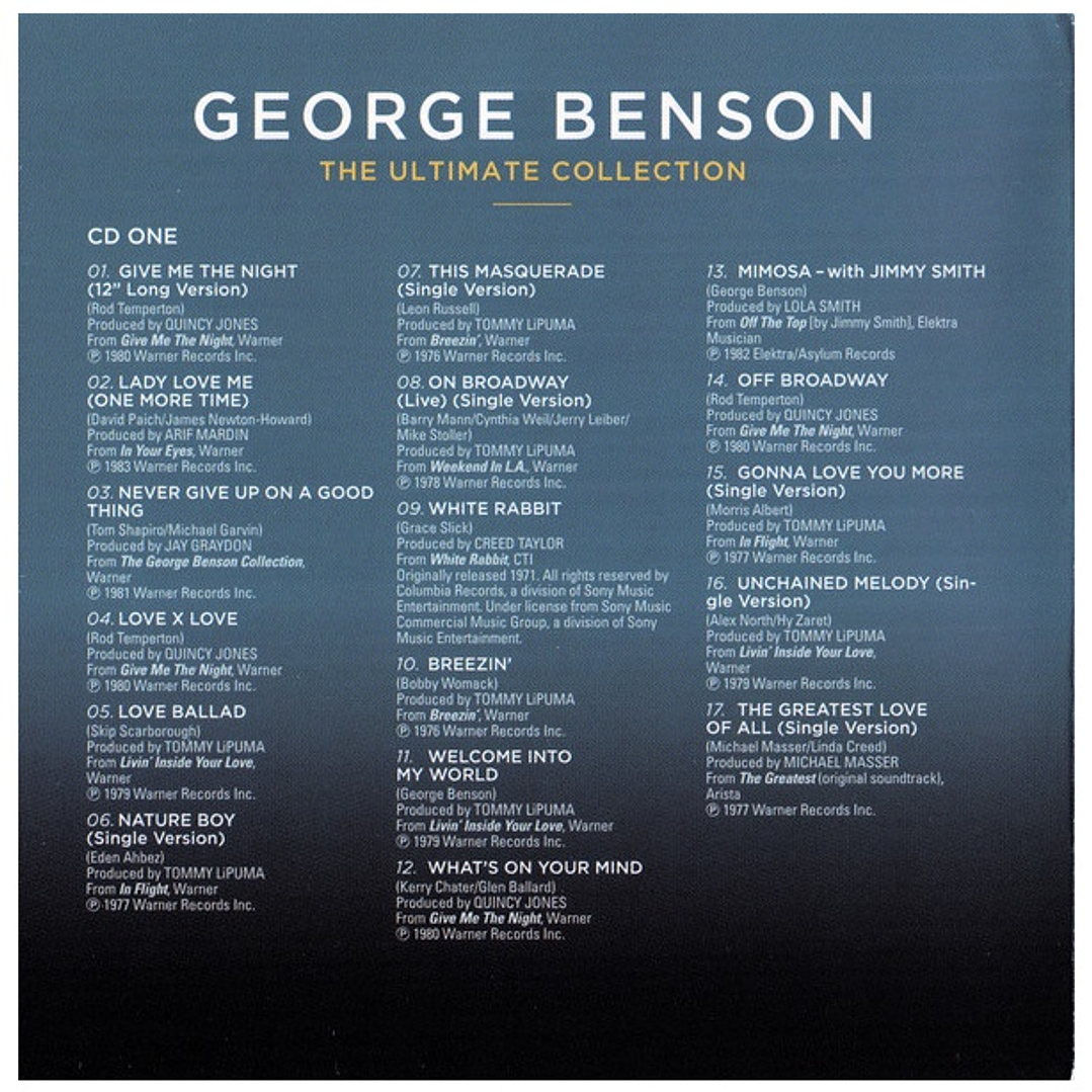 GEORGE BENSON - THE ULTIMATE COLLECTION (2CD) / CD 5