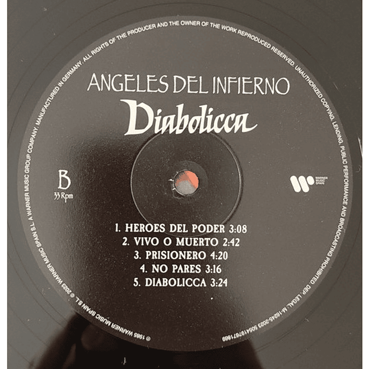 ANGELES DEL INFIERNO - DIABOLICCA / VINILO 6