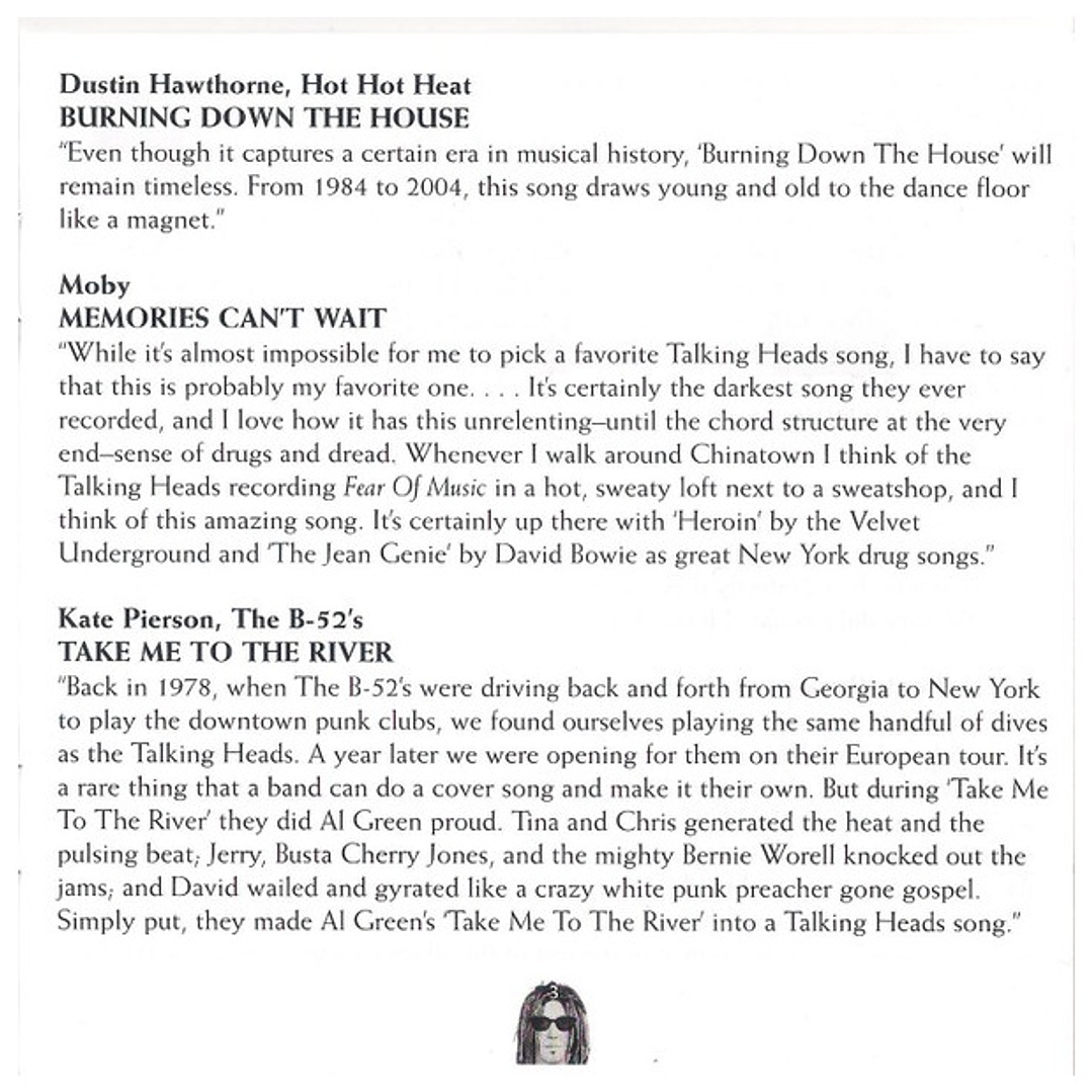 TALKING HEADS - THE BEST OF TALKING HEADS / CD 7