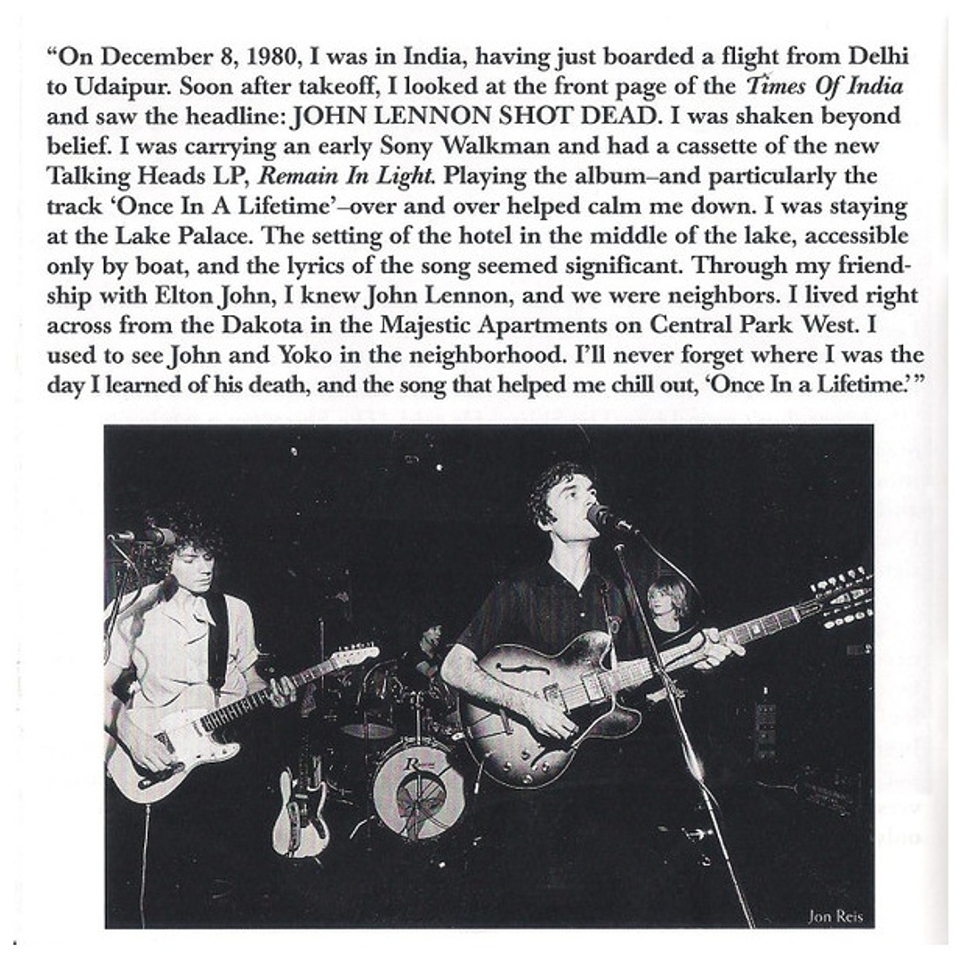 TALKING HEADS - THE BEST OF TALKING HEADS / CD 10