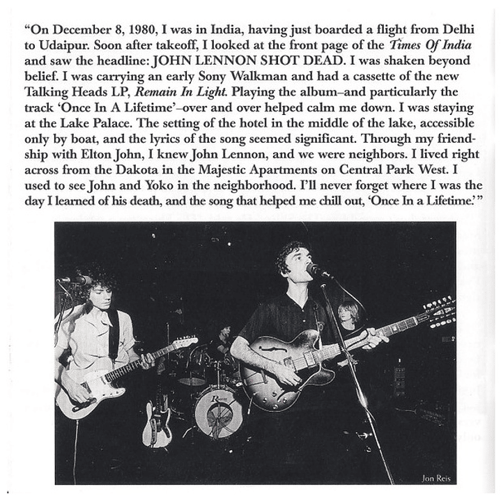 TALKING HEADS - THE BEST OF TALKING HEADS / CD 10