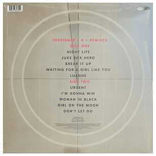 FOREIGNER - 4 (REMIXED 2025) / VINILO