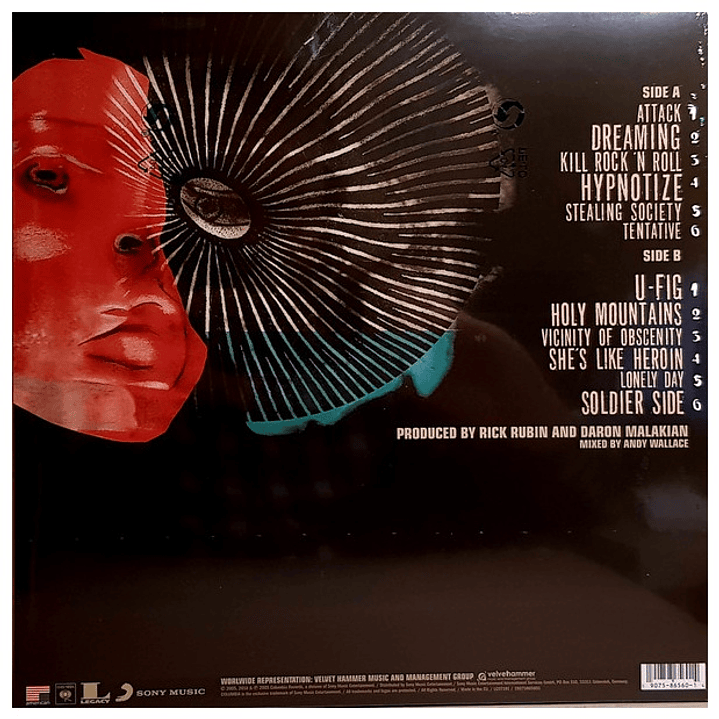 SYSTEM OF A DOWN - HYPNOTIZE / VINILO 2