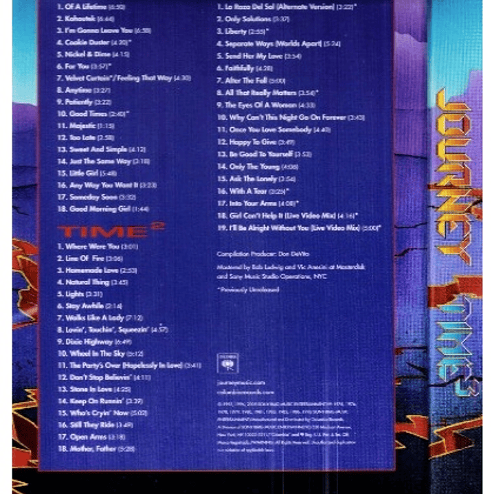 JOURNEY - TIME (3CD) / CD 2