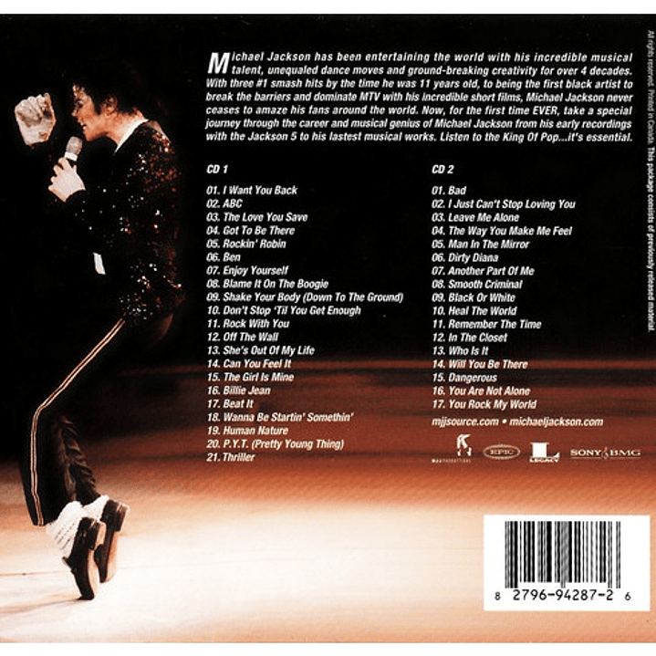 MICHAEL JACKSON - THE ESSENTIAL (2CD) / CD 2
