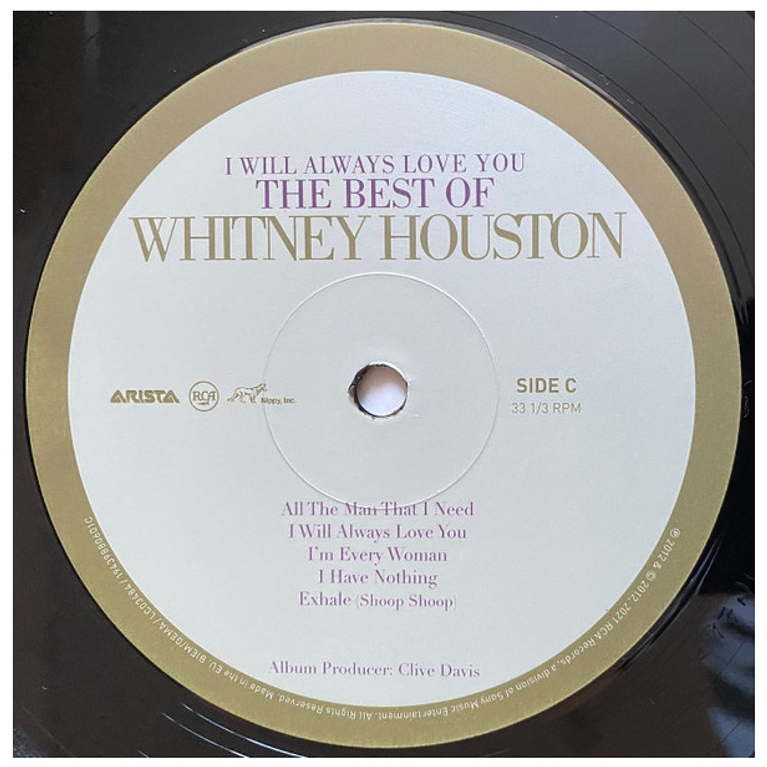 WHITNEY HOUSTON - I WILL ALWAYS LOVE YOU (2LP) / VINILO 5
