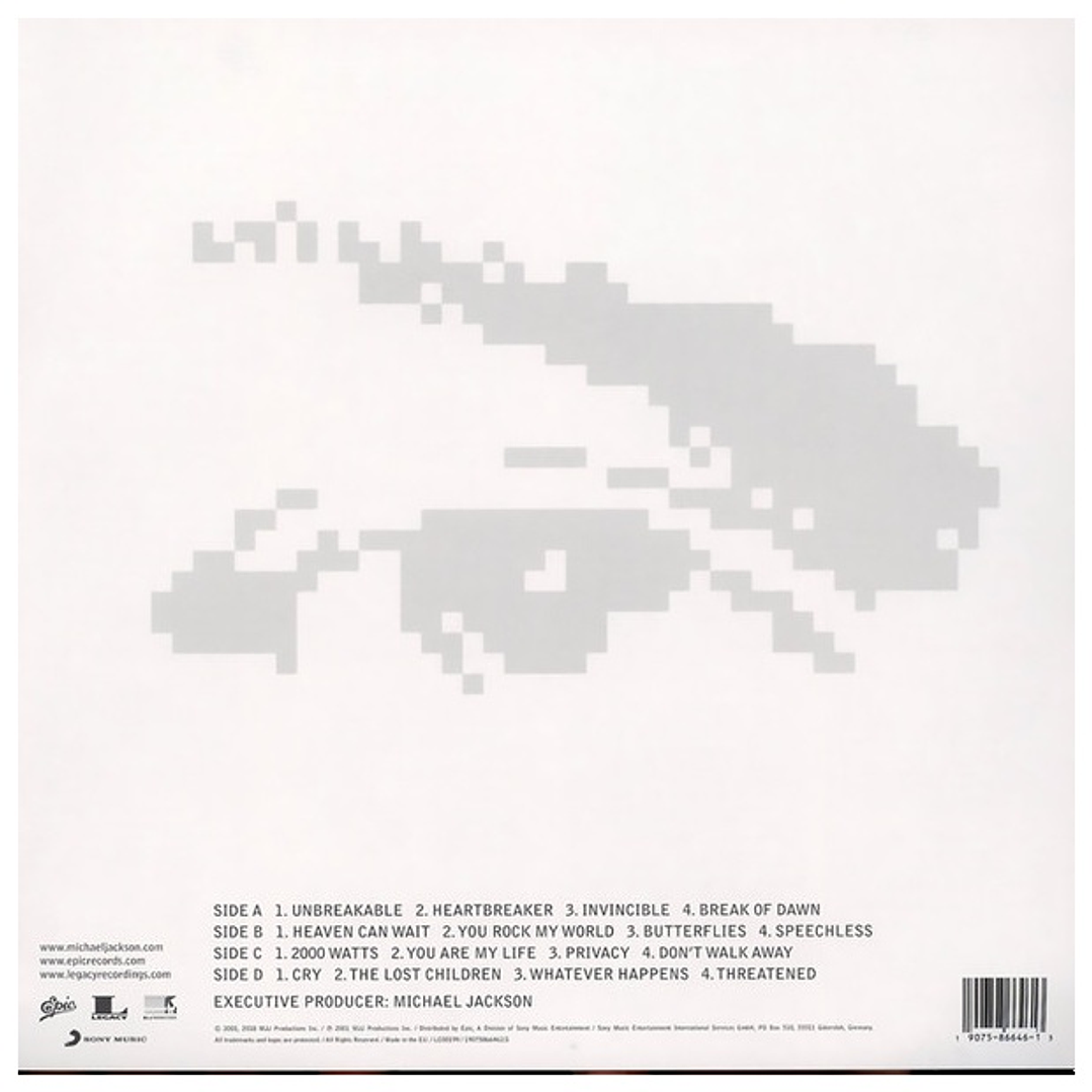MICHAEL JACKSON - INVINCIBLE (PICTURE DISC) (2LP) / VINILO 7
