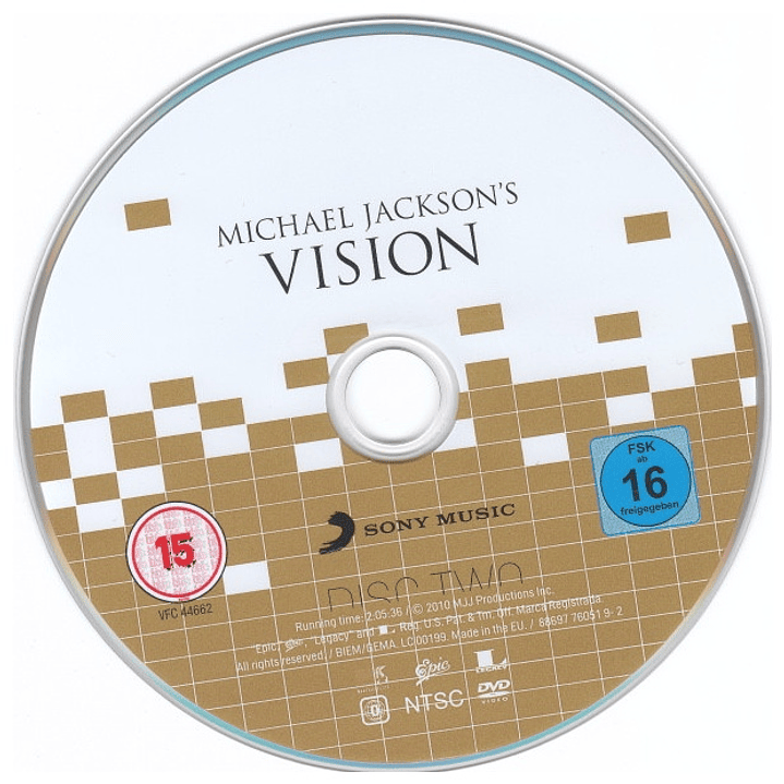 MICHAEL JACKSON - MICHAEL JACKSON'S VISION (3DVD) / DVD 5