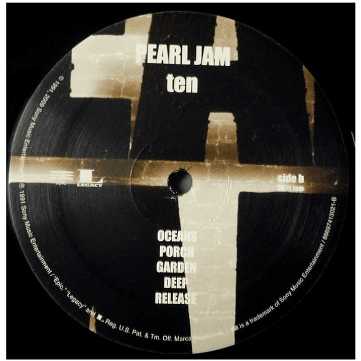 PEARL JAM - TEN (VINYL EDITION) (2LP) / VINILO 8