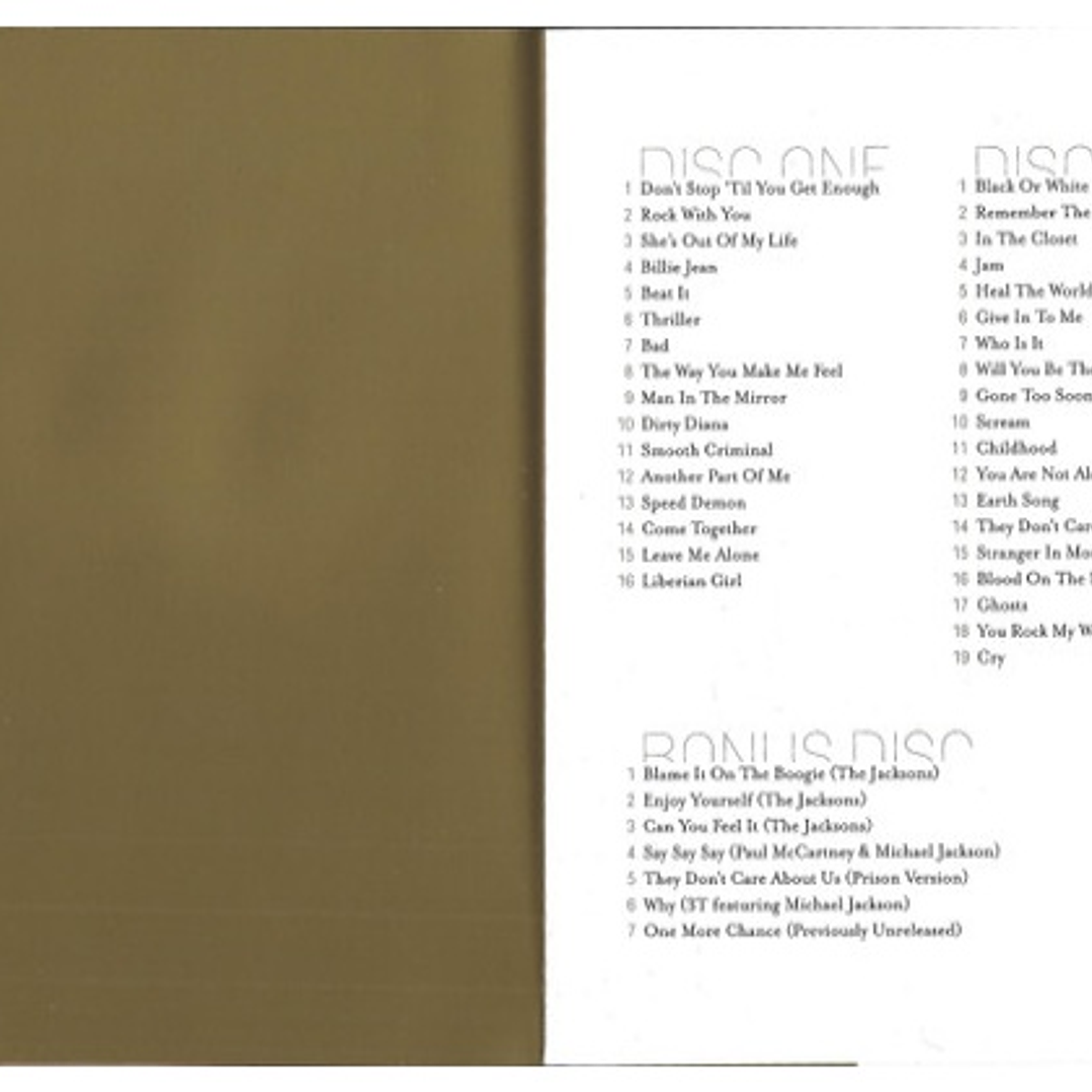 MICHAEL JACKSON - MICHAEL JACKSON'S VISION (3DVD) / DVD 9