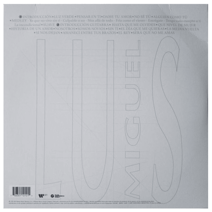LUIS MIGUEL - EL CONCIERTO (2LP) / VINILO 3