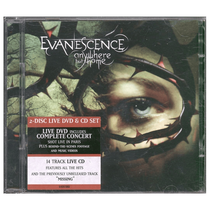 EVANESCENCE - ANYWHERE BUT HOME (CD+DVD) / CD USADO 5