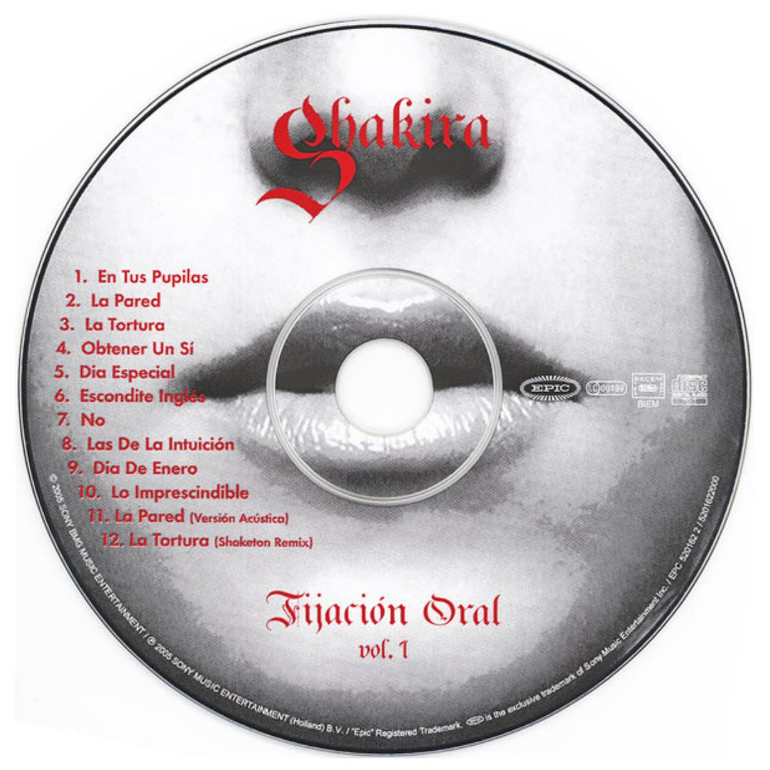 SHAKIRA - FIJACIÓN ORAL, VOL. 1 / CD USADO 3
