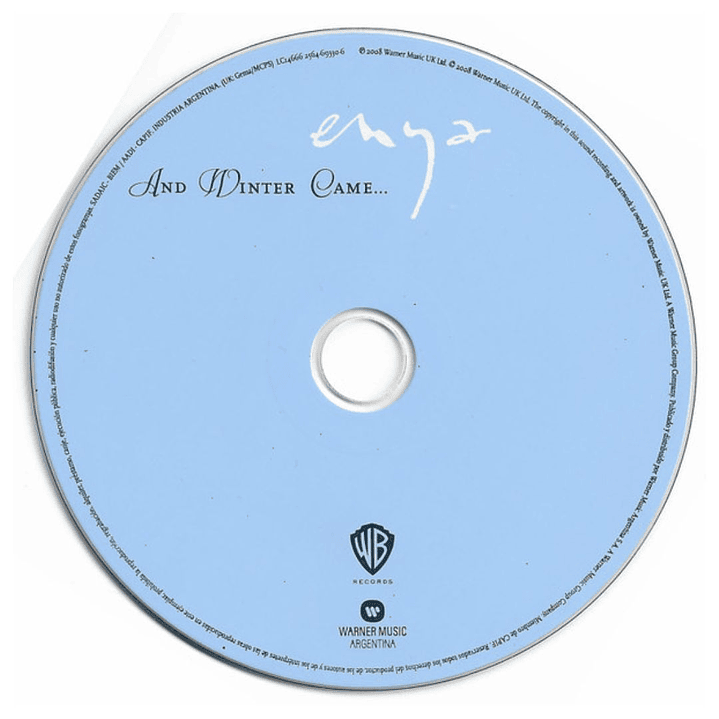 ENYA - AND WINTER CAME... / CD USADO 3