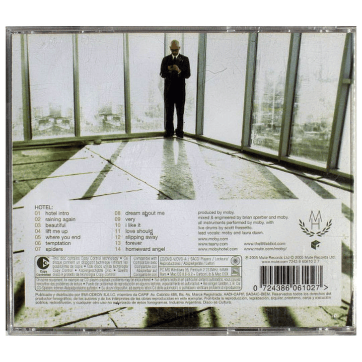 MOBY - HOTEL / CD USADO 2