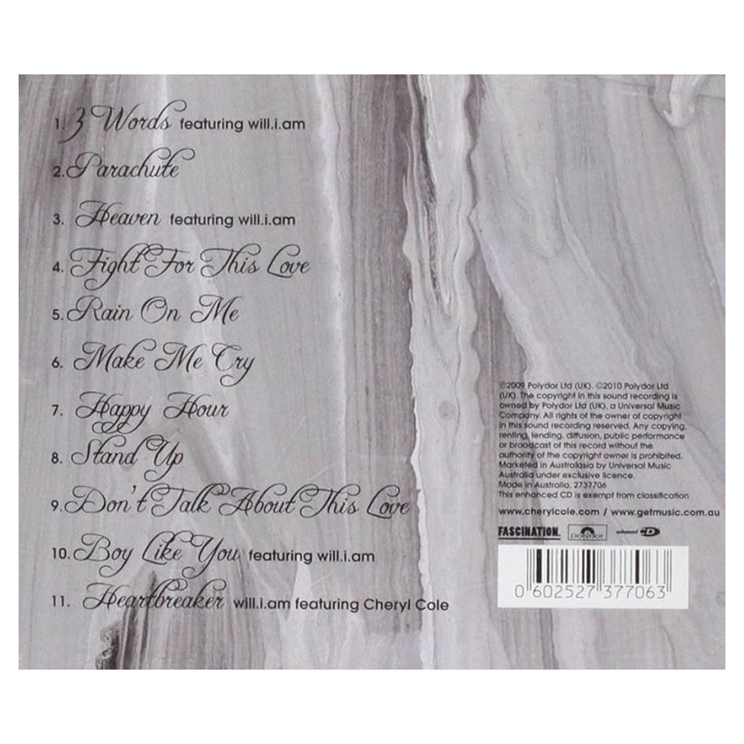 CHERYL COLE - 3 WORDS / CD USADO 2