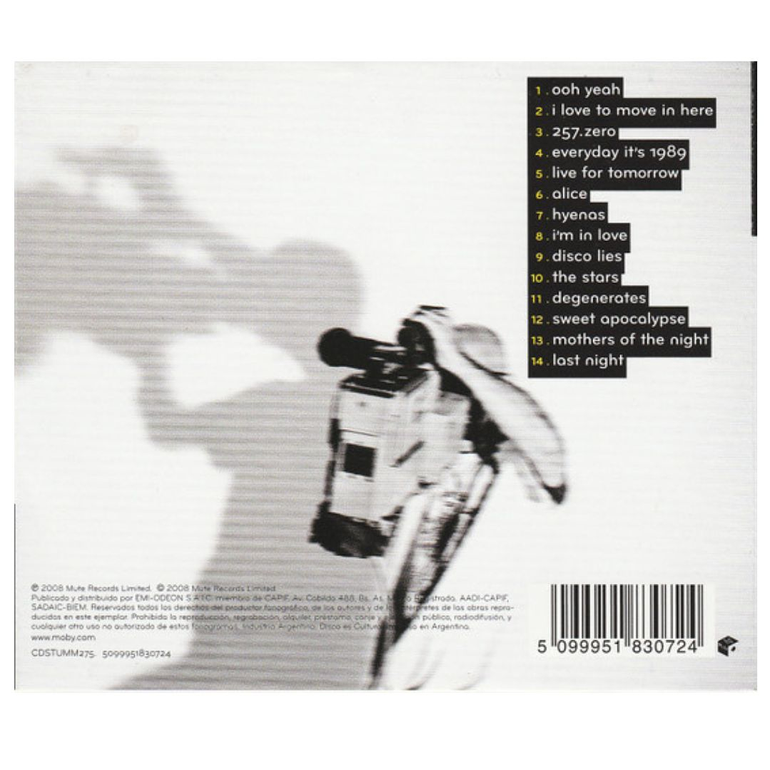 MOBY - LAST NIGHT / CD USADO 2