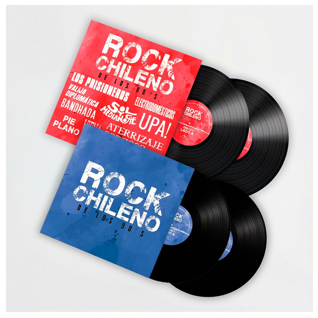 ROCK CHILENO DE LOS 80'S Y 90'S PACK - VARIOS (4LP) / VINILO 1