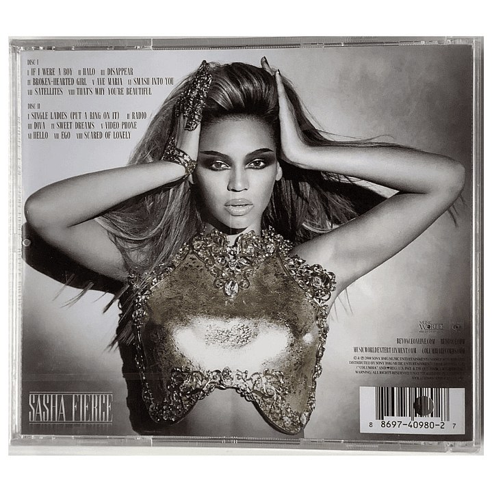 BEYONCÉ - I AM... SASHA FIERCE (DELUXE ED) (2CD) / CD USADO 2
