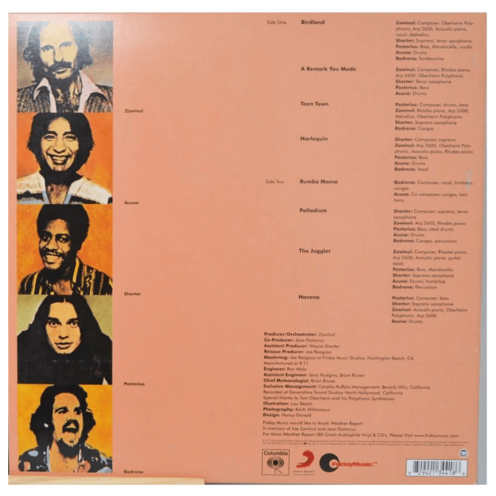 WEATHER REPORT - HEAVY WEATHER / VINILO 3