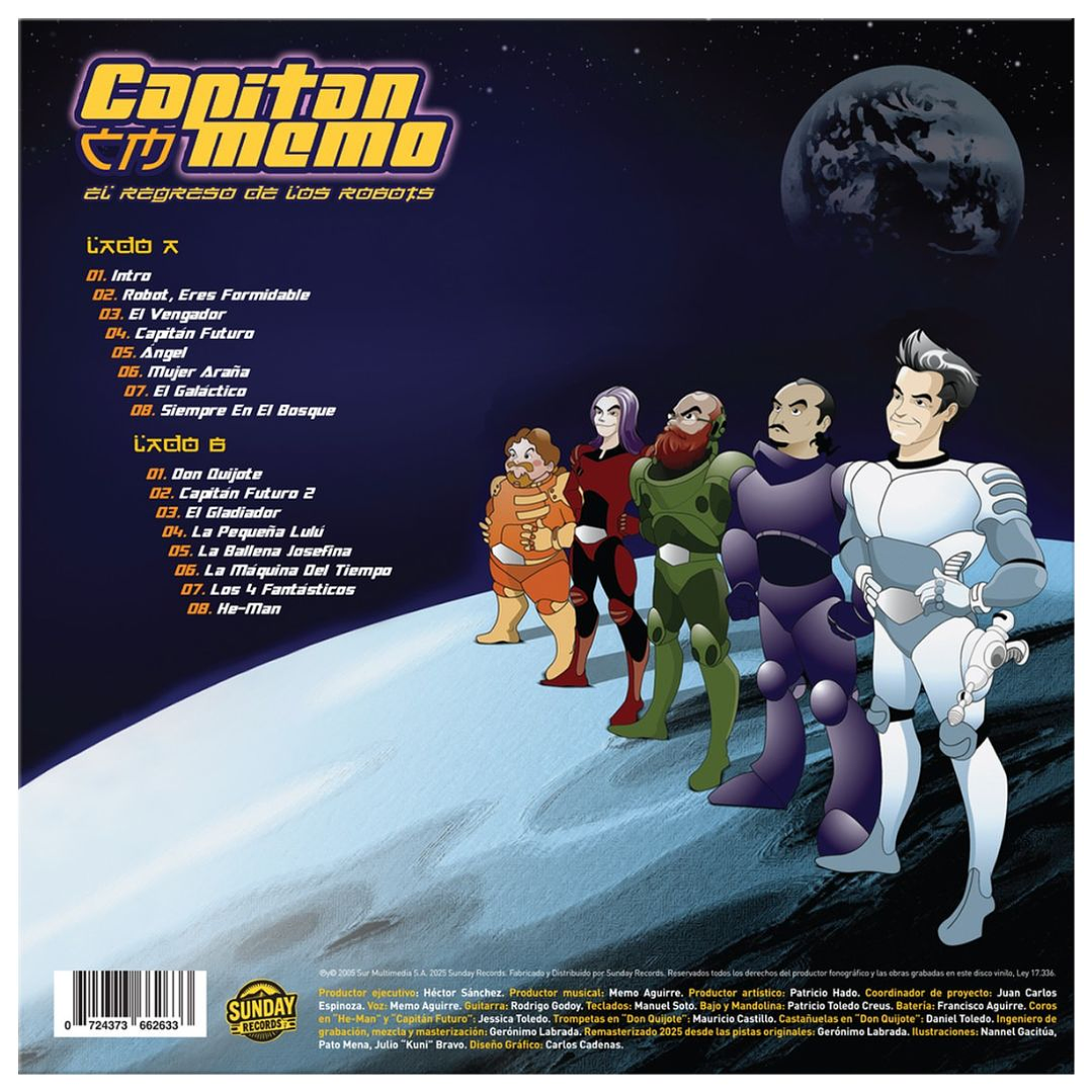 CAPITAN MEMO - EL REGRESO DE LOS ROBOTS / VINILO 2