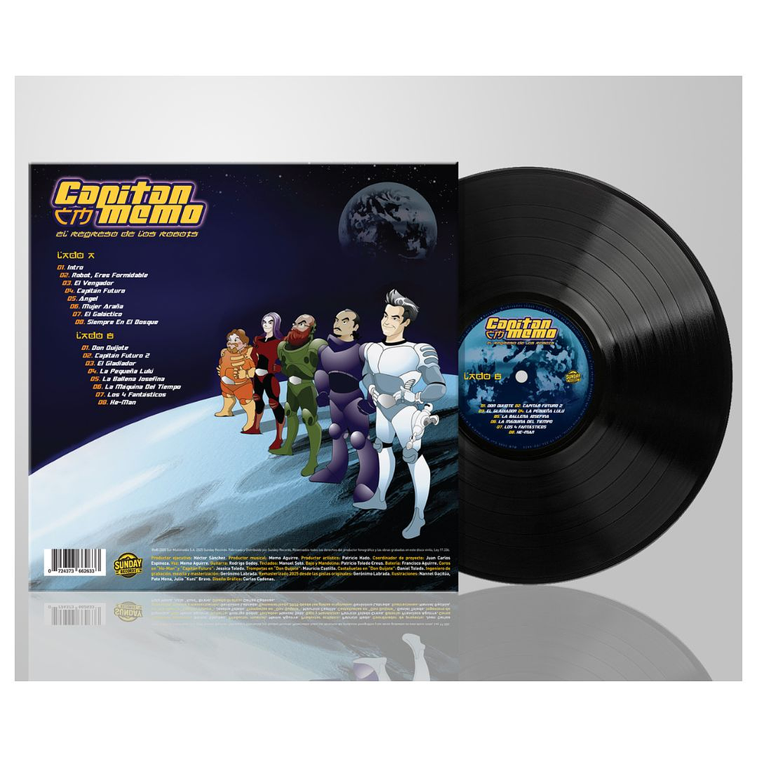 CAPITAN MEMO - EL REGRESO DE LOS ROBOTS / VINILO 4