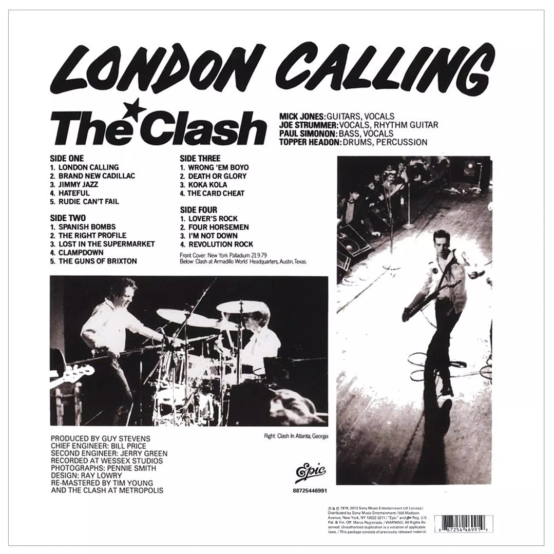 CLASH - LONDON CALLING (2LP) / VINILO 2