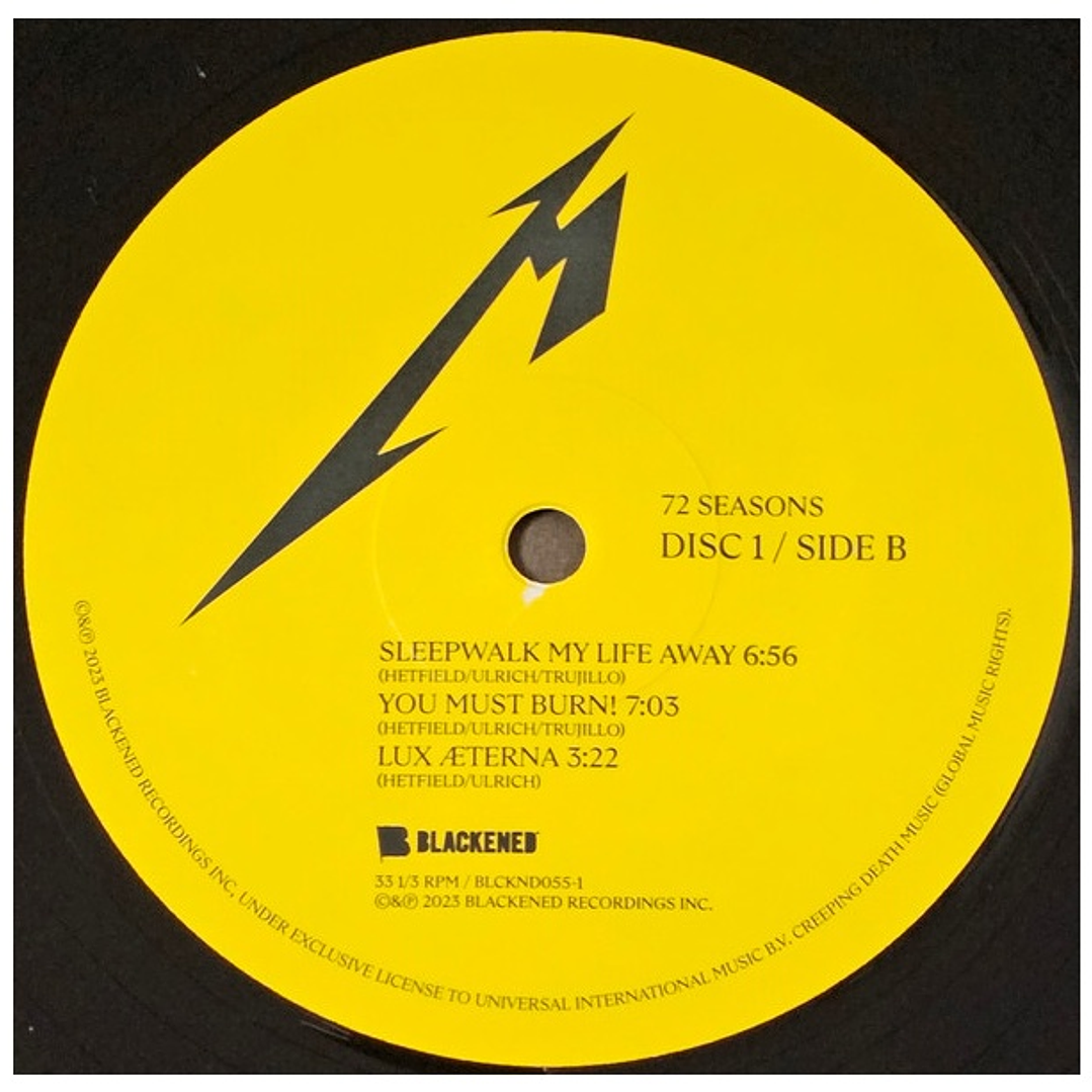 METALLICA - 72 SEASOND (2LP) (Included Download Card) / VINILO 5