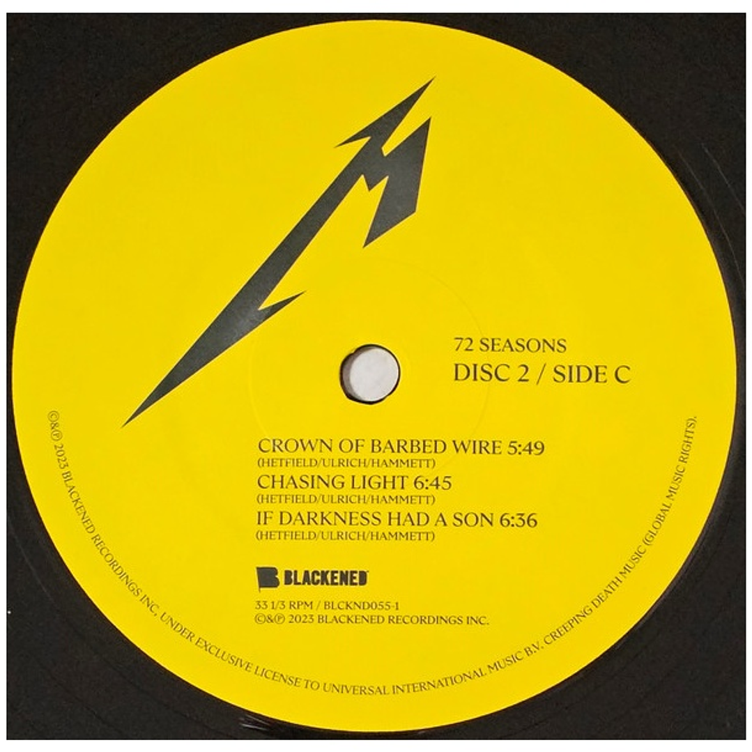 METALLICA - 72 SEASOND (2LP) (Included Download Card) / VINILO 6