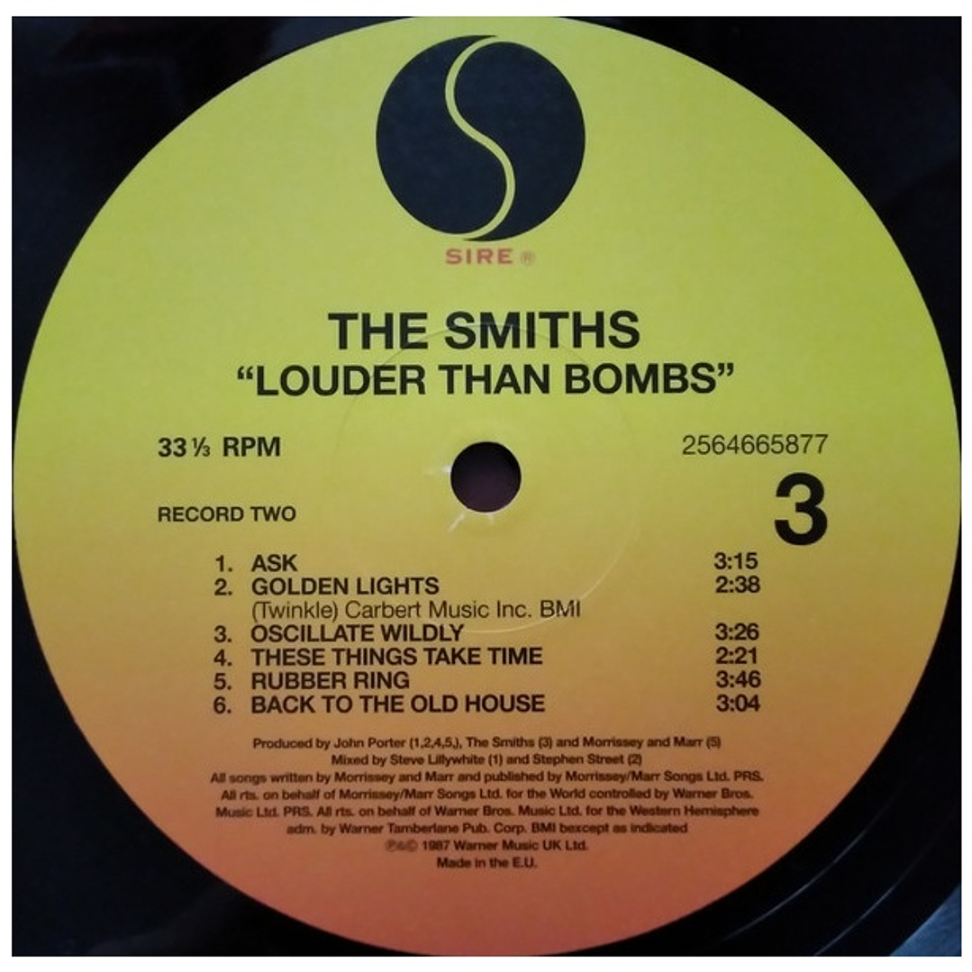 THE SMITHS - LOUDER THAN BOMBS (2LP) / VINILO 7