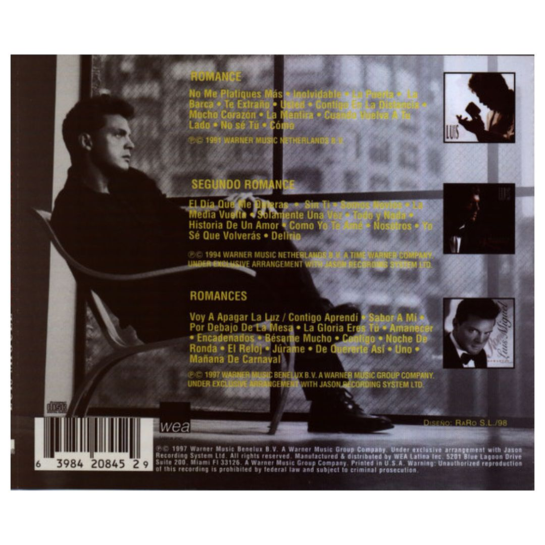 LUIS MIGUEL - TODOS LOS ROMANCES (3CD) / CD 2